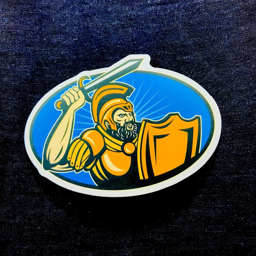 Warrior Single Decor Accent Sticker